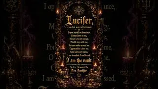Thumbnail: Lucifer's Prayer for Ancient Treasure 🔱 | Wealth, Prosperity & Inner Abundance