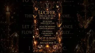 Thumbnail: Lucifer's Prayer for Abundance 🔱 | Illuminate Path to Wealth, Joy & Divine Prosperity.
