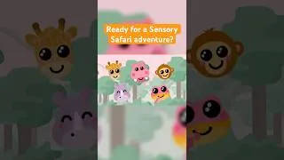 Thumbnail: Safari Baby Sensory 🦒 Meet Tiger, Elephant and Zebra! 🐘