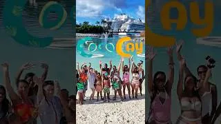 Thumbnail: Family of 18 at Royal Caribbean coco cay island #royalcaribbean #shorts