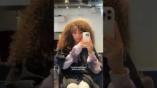 Thumbnail: Come get a CURLY CUT with me! *hair transformation*