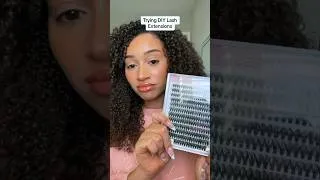 Thumbnail: Trying DIY Lash Extensions For the FIRST TIME... 😳