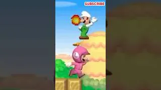 Thumbnail: Lil bro is absolutely cooked in game 😭 #mario #mariobros #shorts