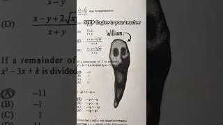 Thumbnail: How to traumatize your math teacher (part 2) #art #horror #drawing #shorts