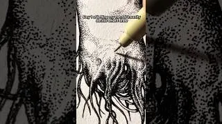 Thumbnail: day 1 of letting my mental insanity decide what I draw #art #horror #drawing #shorts