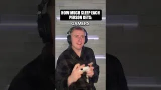 Thumbnail: How Much Sleep Each Person Gets #Shorts