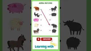 Thumbnail: Match the Animal to Its Shadow! | Fun Learning with Lulu