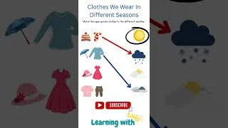 Thumbnail: Clothes We Wear in Different Seasons | Fun Matching Game for Kids