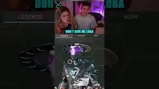 Thumbnail: Husband's reaction to Loba 😅 #shorts #apexlegends