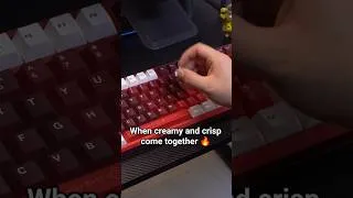 Thumbnail: HMX Snowfall on Nut108 - So creamy #keyboard #mechanicalkeyboard #keyboardasmr #keebs