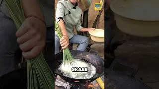 Thumbnail: Why do Chinese people eat grass? #grass #shorts