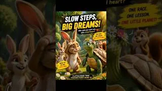Thumbnail: The Turtle's Incredible Victory! 🏁#shorts #viral #trending #explore #ytshorts #moralstories