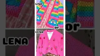 Thumbnail: LISA OR LENA 💞 #foryou #lisaandlena #shorts