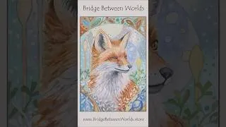 Thumbnail: Time lapse painting for art journal - 3 spiritual reasons why you should never dismiss a fox !