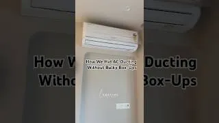 Thumbnail: How We Hid AC Ducting Without Bulky Box-Ups | Smart Interior Design Tip #Shorts