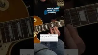 Thumbnail: Learn the melodic solo to Master Of Puppets by Metallica with this slowed down guitar lesson tutoria