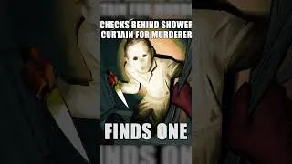 Thumbnail: Checks Behind Shower Curtain #halloween  #michaelmyers  #memes