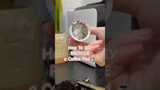 Thumbnail: How To RECYCLE a COFFEE POD DIY ☕️ #minimalist #lesswaste #zerowaste