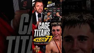 Thumbnail: Cage Titans 77 👀 BEHIND THE SCENES Video Blog