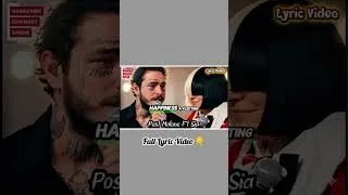 Thumbnail: Full Lyric Video ☝️ #music #lyricvideo #popmusic #popmusic #musicvideo #remix #sia #postmalone