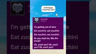 Thumbnail: #katseye #internetgirl #songlyrics #shorts #reels