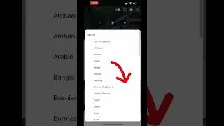 Thumbnail: #shorts Instructions for choosing language when watching videos