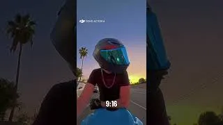 Thumbnail: SuperNight Mode is amazing 🤩 @osmo_global   #DJIOsmoAction6 #actioncamera #bikecamera