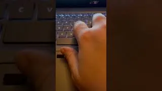 Thumbnail: ASMR keyboard and track pad gentle scratching 36 seconds, just an experiment! #asmr #short