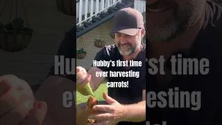 Thumbnail: Hubby's First Ever Carrot Harvest 🥕
