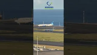 Thumbnail: LuxWing Dash 8-400 taking off from Ponta Delgada Airport - Azores