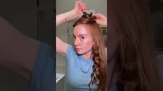 Thumbnail: Putting tiny ringlets in my hair #curlyhair #redhair