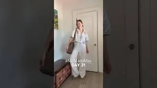 Thumbnail: #memademay day 31 | printed linen short sleeve button up & linen pants