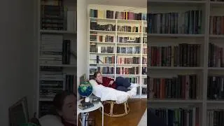 Thumbnail: New reading chair for my bookshelf #book #bookish #bookshelf