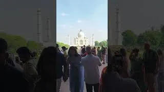 Thumbnail: Lost in the white whispers of the Taj. 🌙#TajMahalDiaries #TravelVibes