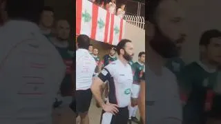 Thumbnail: LEBANON VS JORDAN RUGBY: ASIA D3 WEST 2018- TENSE TUNNEL ATMOSPHERE