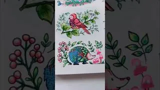 Thumbnail: Coloring in “Small Victories” by Johanna Basford. #coloringadventure #adultcoloring #coloringbooks