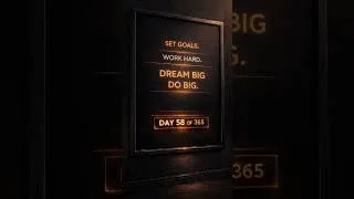 Thumbnail: Day 58; #successmindset #discipline #motivation