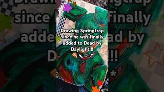 Thumbnail: | He's so nasty I love him sm🍕🔪☆。* #fnaf #springtrap #deadbydaylight #sketchbook