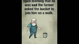Thumbnail: A Farmer and Two Buckets | Short story about life