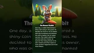 Thumbnail: The Honest Rabbit | English Moral Stories for Children | Nursery Stories to Improve Reading Skills