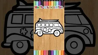 Thumbnail: #shorts  How to Draw a Travel Car #drawing #magiccolorjunior
