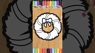 Thumbnail: #shorts  How to Draw a Christmas Wreath #drawing #magiccolorjunior