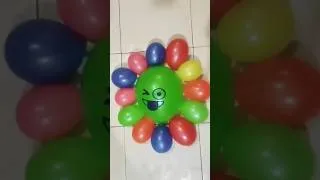 Thumbnail: Purple Blue Green HBD and Mini Rainbow Balloons Pop Reverse ASMR Satisfying
