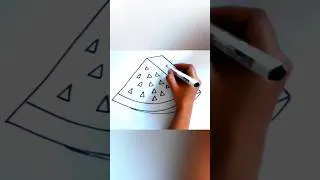 Thumbnail: How to draw a watermelon #colour #drawing