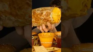 Thumbnail: GIANT Chipotle Burrito + KFC Double BIG Mac (with cheese) #asmr #mukbang
