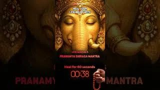 Thumbnail: Most Powerful Ganesha Mantra to Strengthen Self-Belief 🌱  Pranamya Shirasa Devam