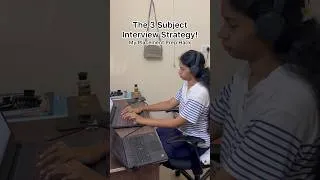 Thumbnail: My 3 Subjects Strategy #tamil # minivlog