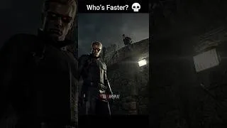 Thumbnail: Wesker vs Krauser: Who’s Faster? 💀 | RE4 Mod