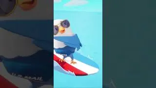 Thumbnail: Meet The Surfing Bird! 🐦🏄‍♂️🌊 #shorts