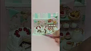 Thumbnail: A little Neapolitan Cake scene 🥰   #polymerclay #miniature #art #handmade #artwork